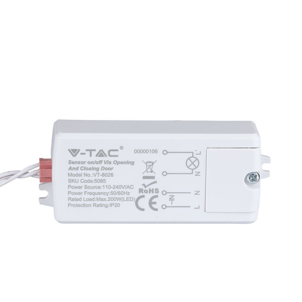 Bevægelsessensor Max: 200w Led fra V-tac