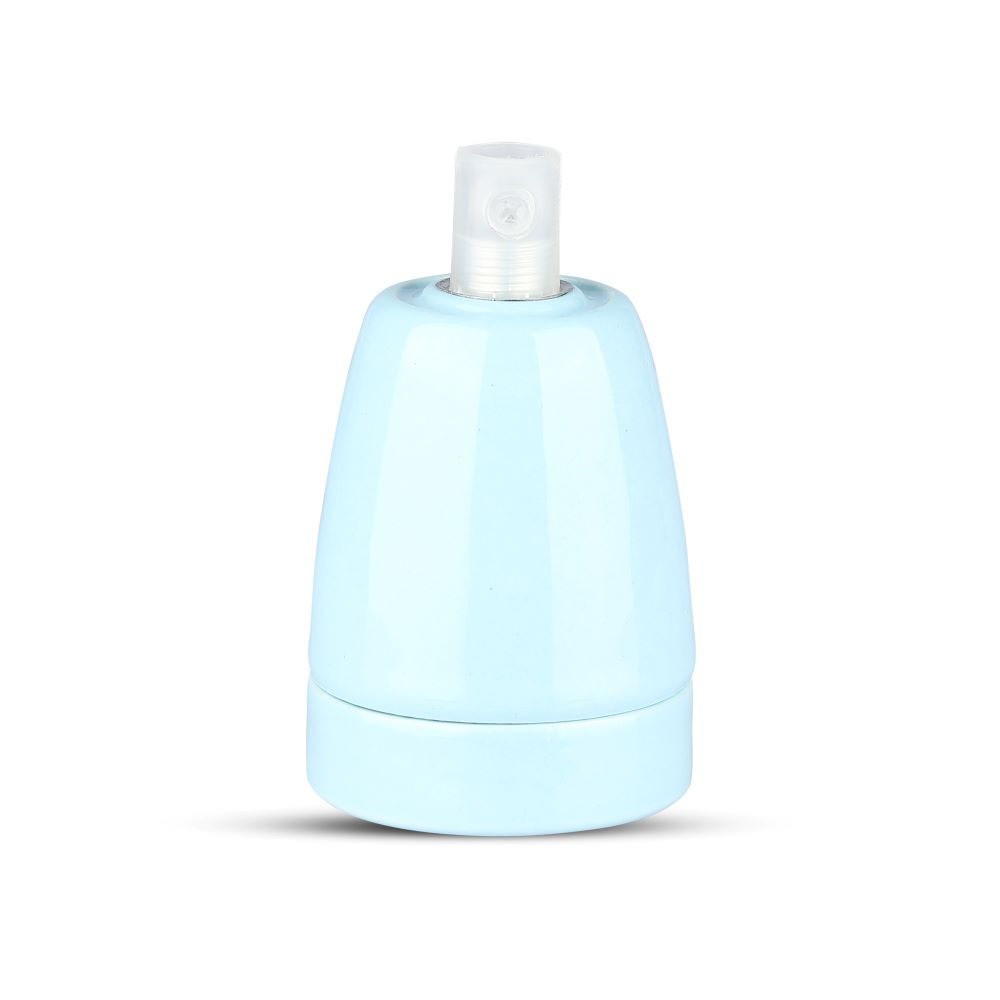 Porcelæn Fatning E27   Lampe, Blå fra V-tac