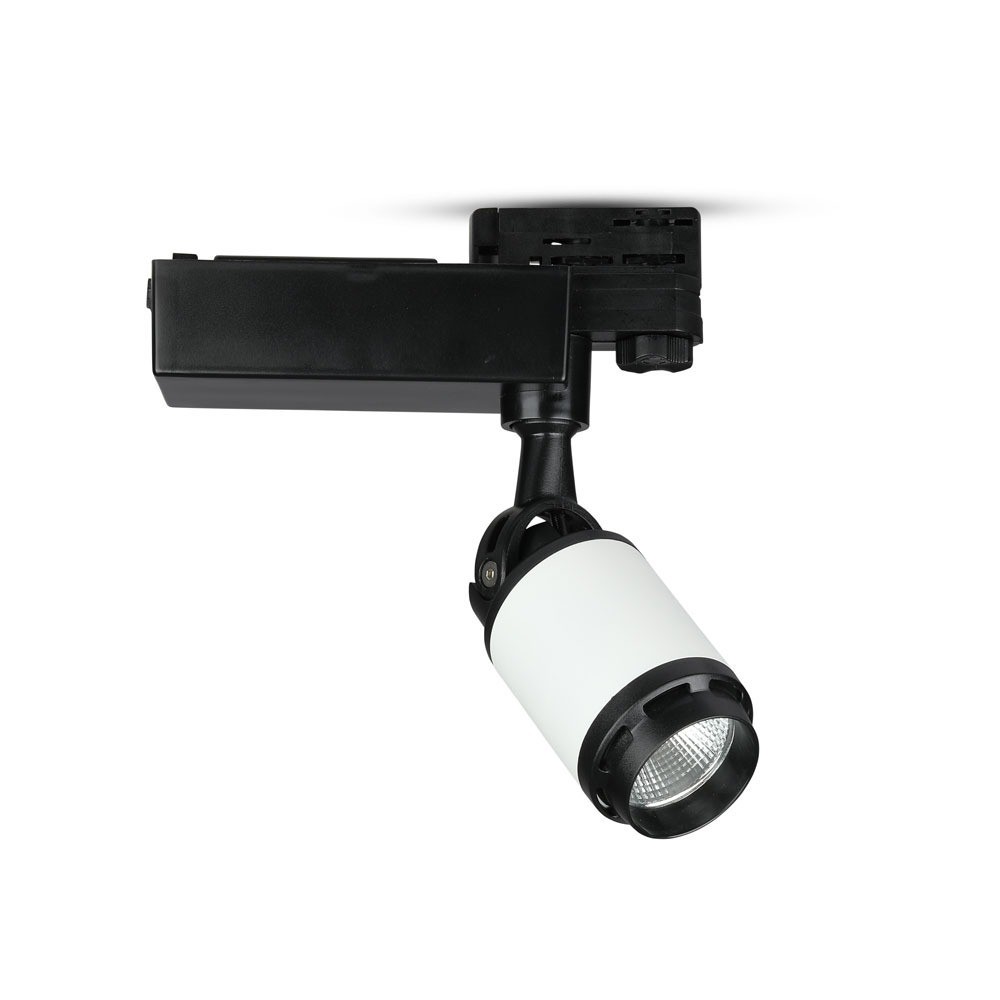 25w 3 Faset Skinnespot 2100lm, 24 Grader, Aluminium, 5 års Garanti Kulør : Kold fra V-tac