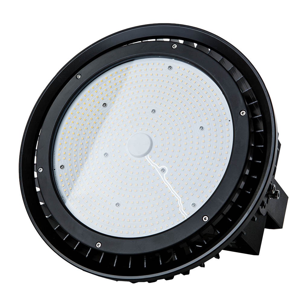 500w Led Højloftslys   6400k, Sort Hus+sort Ring, Meanwell Dæmpbar   Dæmpbar : 0 10v Dæmpbar, Kulør : Kold fra V-tac