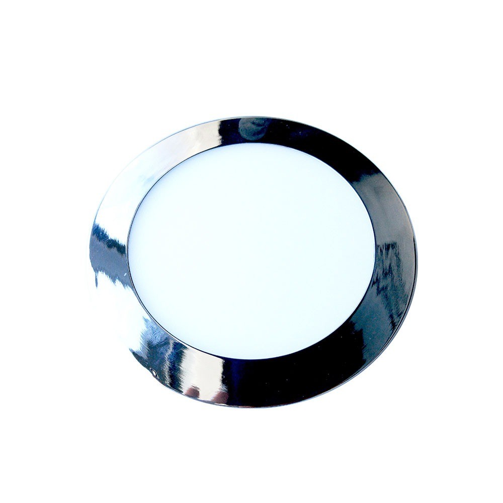 24w Led Slim Panel Krom, 4000k, Rundt Kulør : Neutral fra V-tac