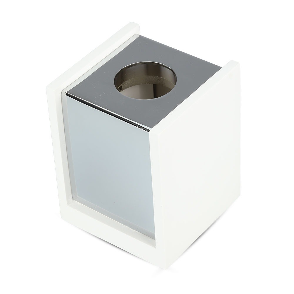 Gu10 Metal Gipsoverflade Med Krom Bund fra V-tac