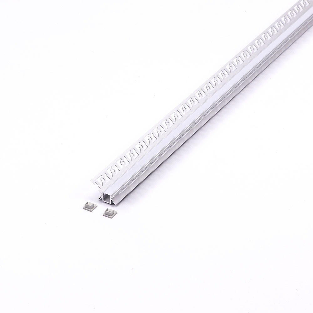 Monteringssæt Til Led Strip Nedsænket 2000x45.4x25.14mm, Sølv fra V-tac