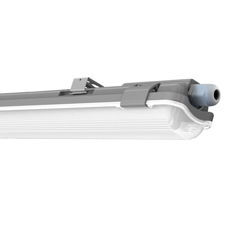 1x18w Vandtæt Lampe 120cm, Med Led Rør, 6400k, Ip65 Kulør : Kold fra V-tac