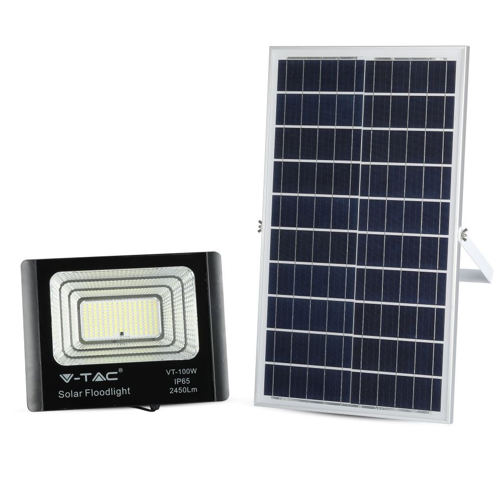 35w Solpanel Led Projektør 4000k Kulør : Neutral fra V-tac