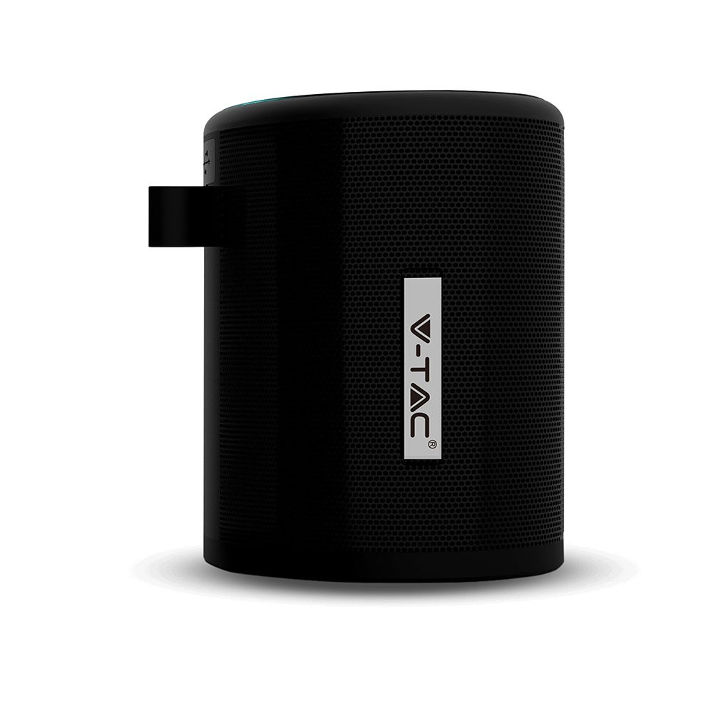 Bærbar Bluetooth Højtaler 1500mah Batteri, Micro Usb Kabel (tws), Sort fra V-tac