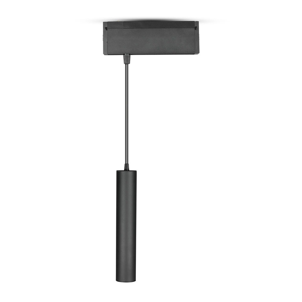 15w Led Magnetisk Lineær Hængende Suspensionslys   4000k, Sort, Ip20, 24v   Kulør : Neutral fra V-tac