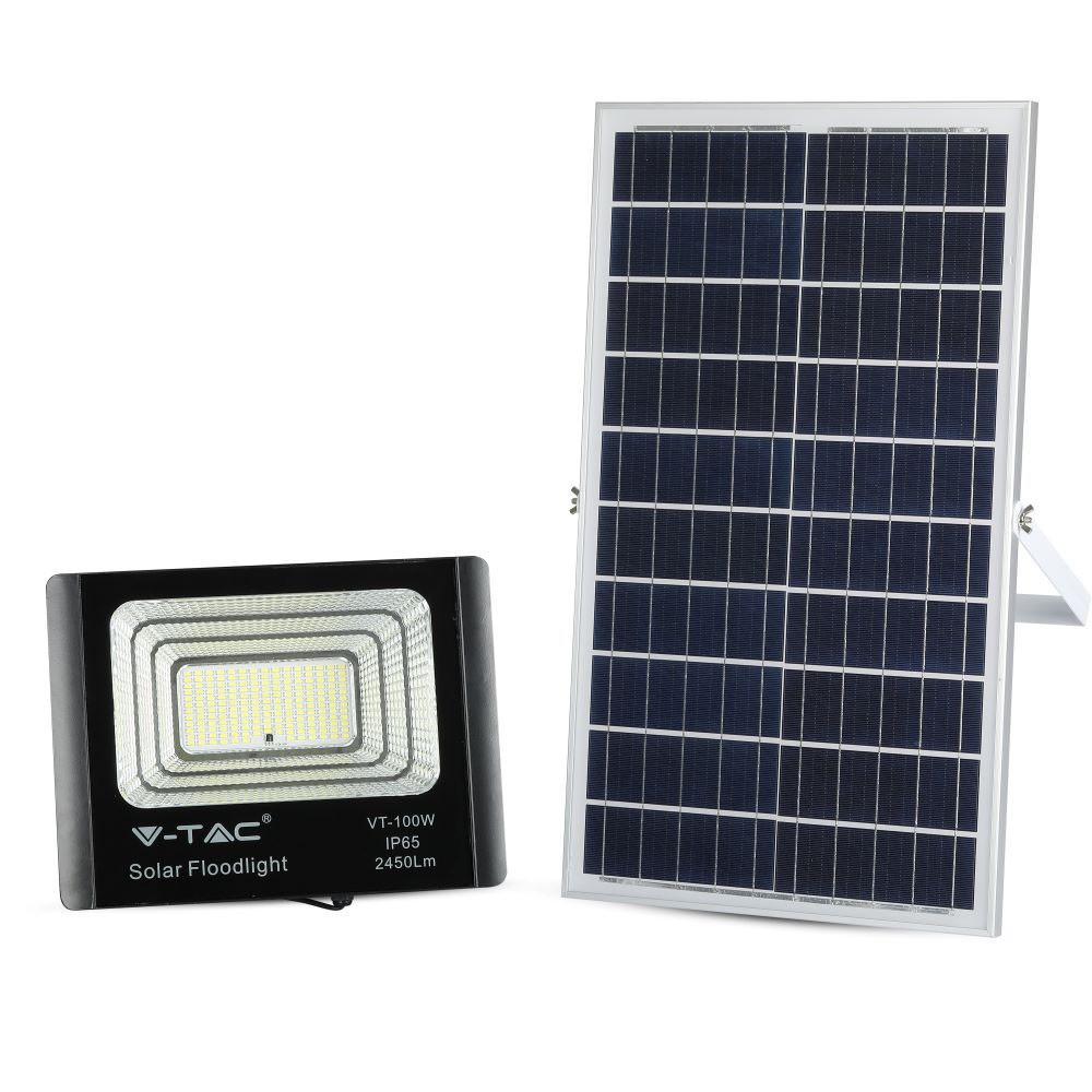 35w Solpanel Led Projektør 6000k Kulør : Kold fra V-tac