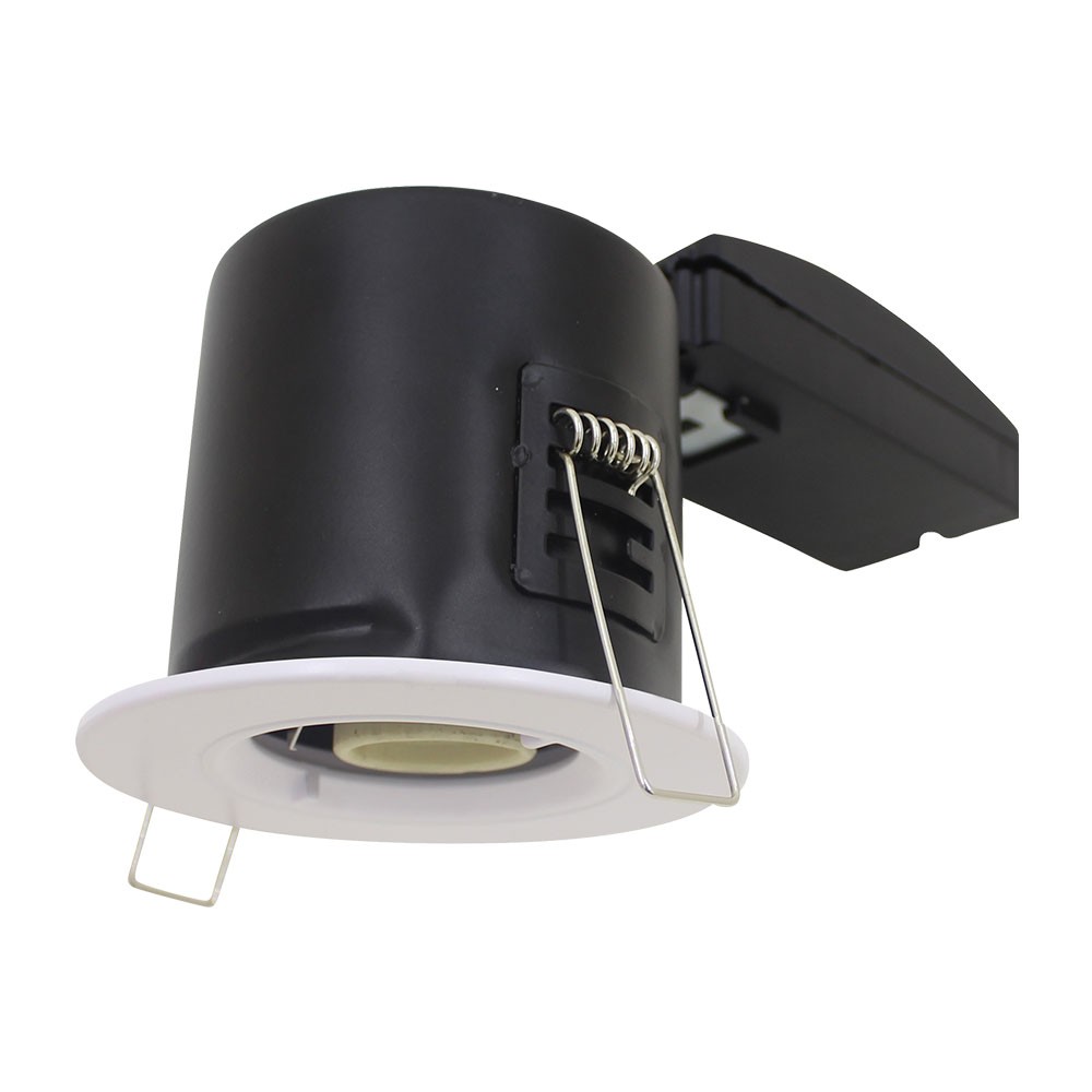 Gu10 Downlight Brandhæmmende, Med Twist Og Lock, Tykt Hus, Hvid fra V-tac