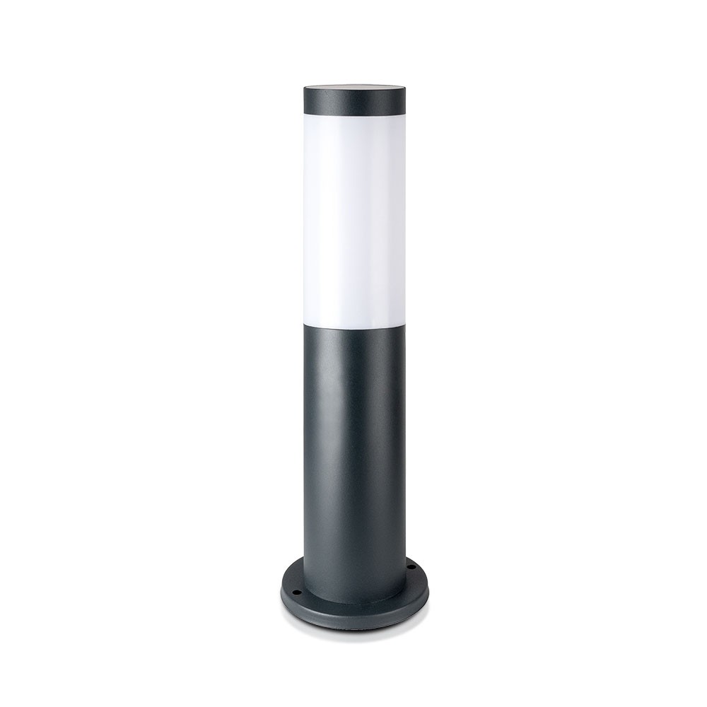 Pullertlampe E27   Rustfrit Stål Hus (45 Cm), Grå, Ip44 fra V-tac