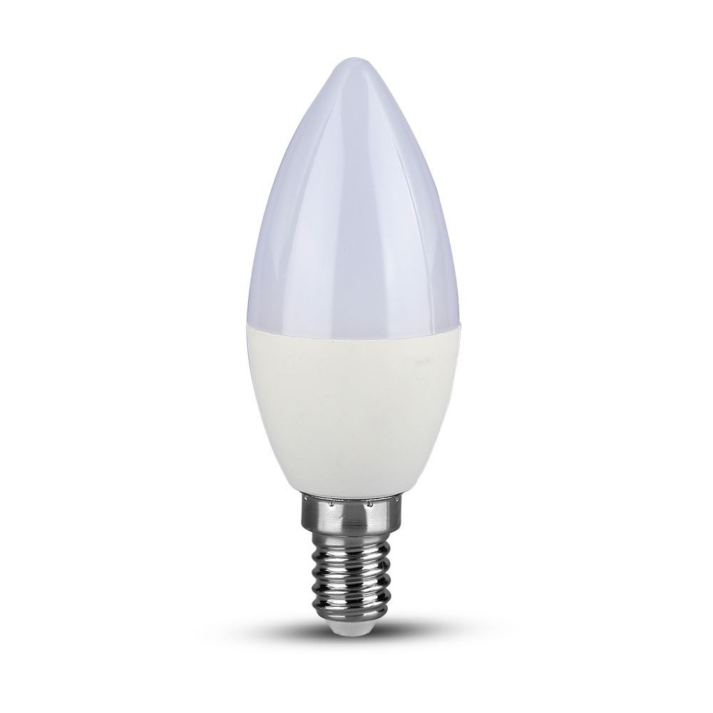 5,5w Led Kertepære E14 Bulb, Samsung Chip, 6400k, Dæmpbar Kulør : Kold fra V-tac