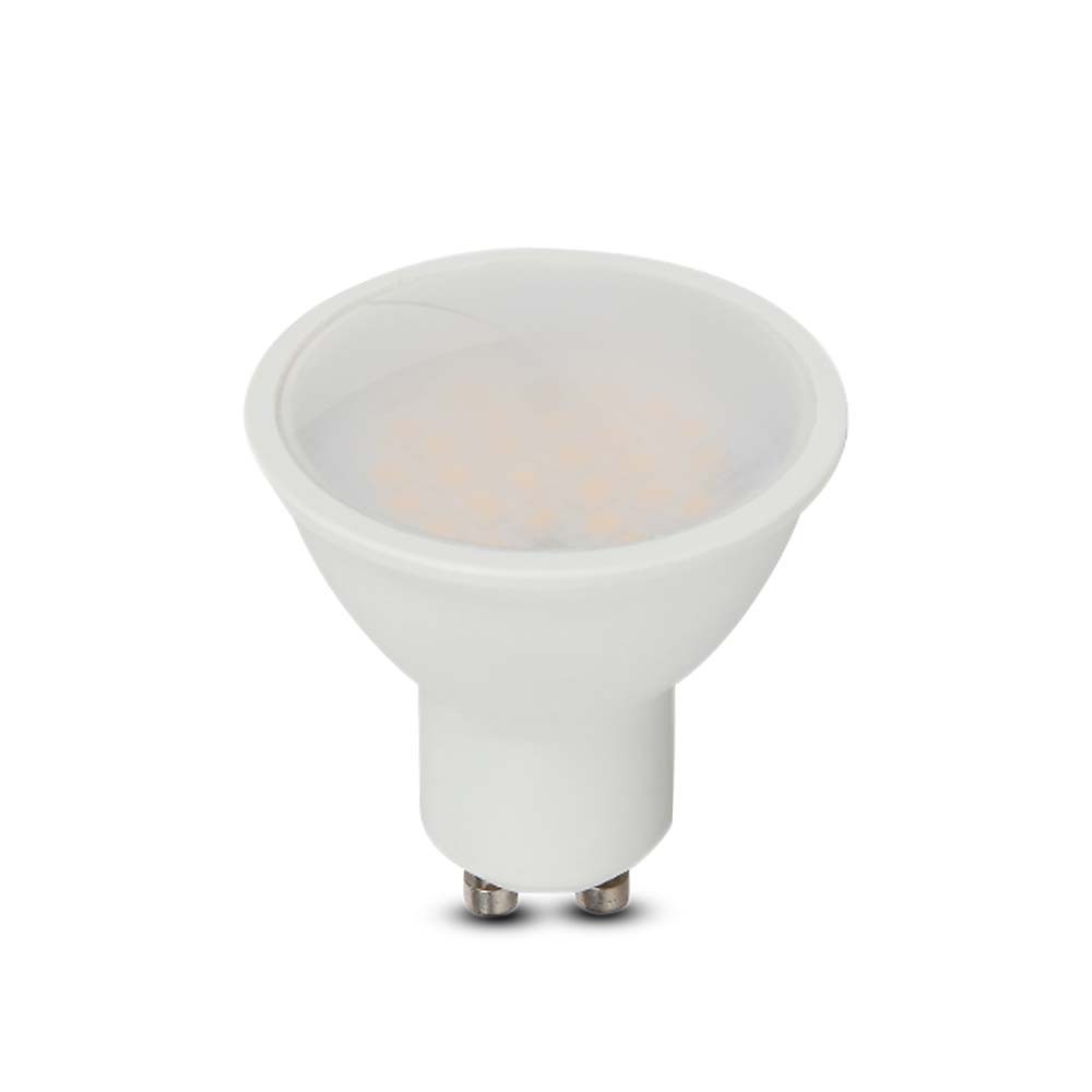 4,5w Gu10 Spotlys Glat Plast, Samsung Chip, 6500k, 110d Kulør : Kold fra V-tac