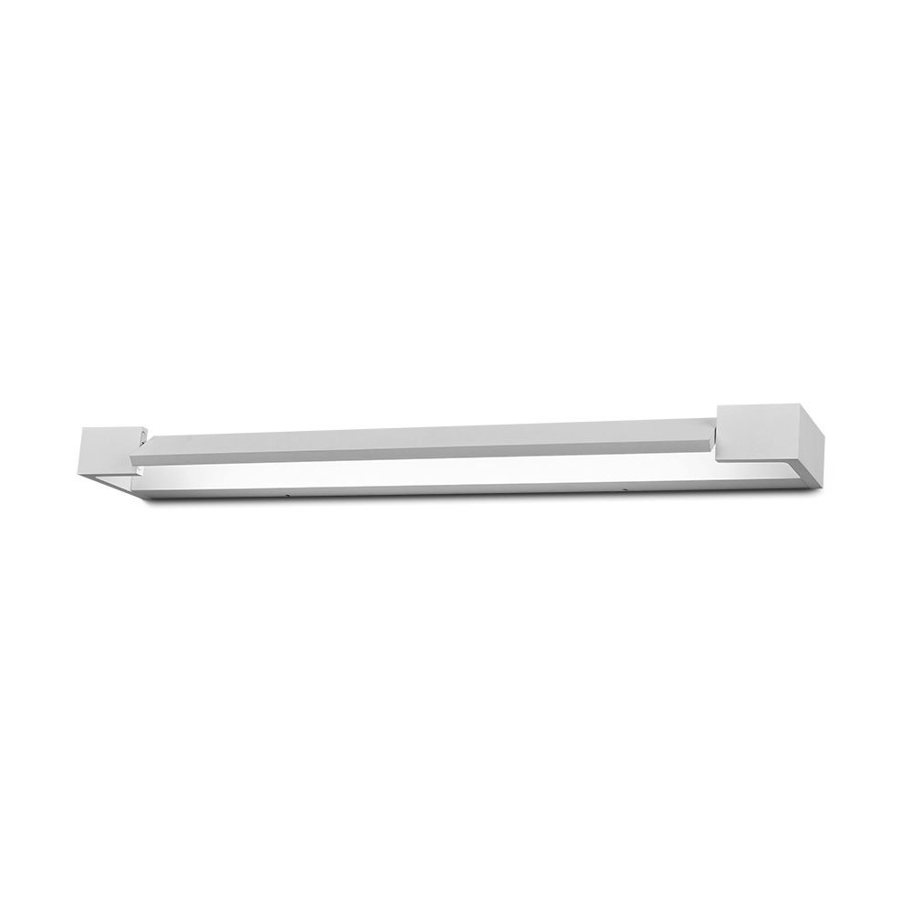 16w Led Væglampe   3000k, Hvid, Hus, Ip44   Kulør : Varm fra V-tac