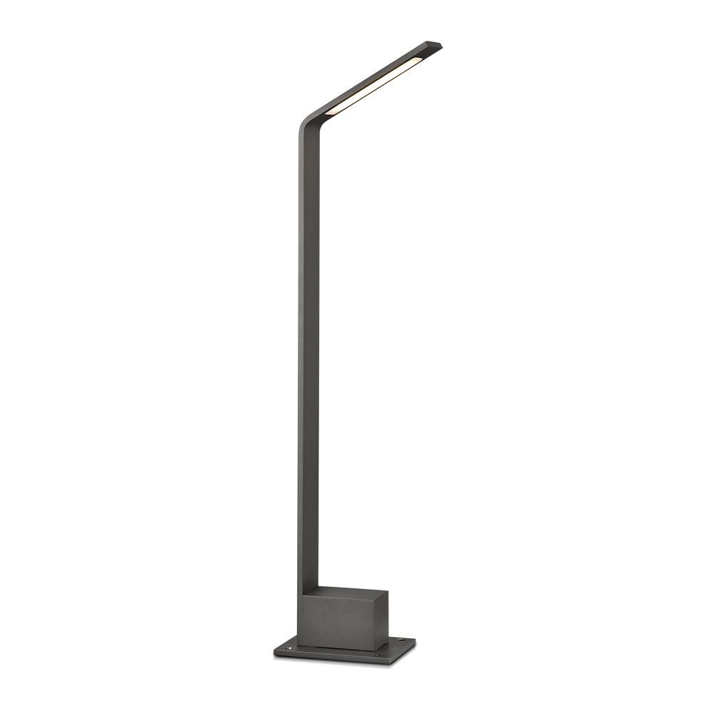 6w Udendørs Pullertlampe 4000k, Ip65, Grå Hus Kulør : Neutral fra V-tac