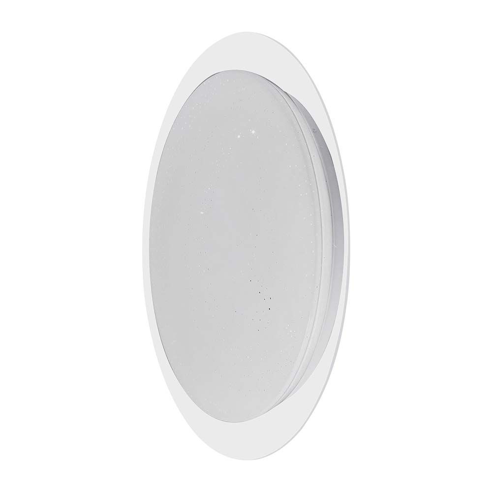 Led Designer Dome Lampe 20w 40w Fjernbetjening, Cct Skift, Dæmpbar, Stjerneovertræk Dæmpbar : Via Fjernbetjening, Kulør : 3 I 1 fra V-tac