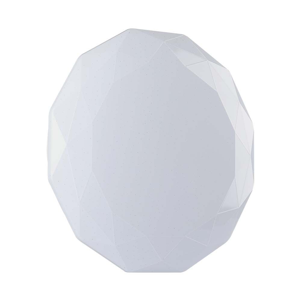 Led Designer Loftlampe 30w 60w 30w, Fjernbetjening, Cct Skiftende, Dæmpbar, Diamantdæksel Dæmpbar : Via Fjernbetjening, Kulør : 3 I 1 fra V-tac