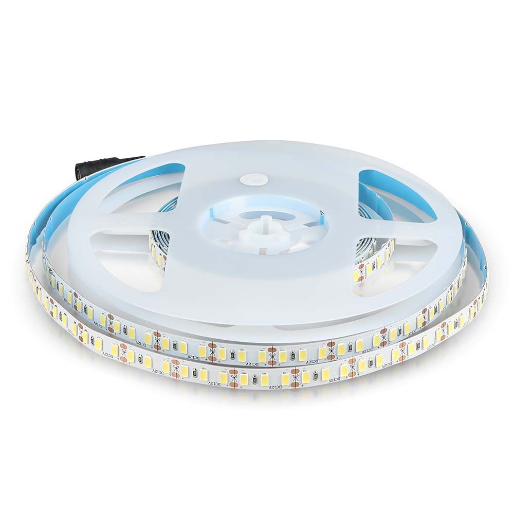 5m 18w M Led Strip, 120 Led Pr. Meter 12v, Ip20, Smd5730 Kulør : Kold fra V-tac
