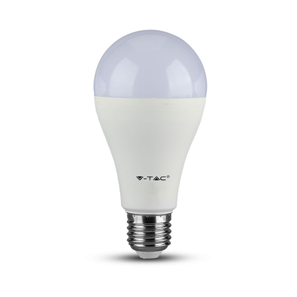 A60 Led Pære 8,5w E27 6500k, 3stk Pak Kulør : Kold fra V-tac