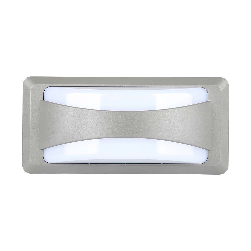 12w Væglampe   Led, Softlight, 3000k, Grå, Hus   Kulør : Varm fra V-tac