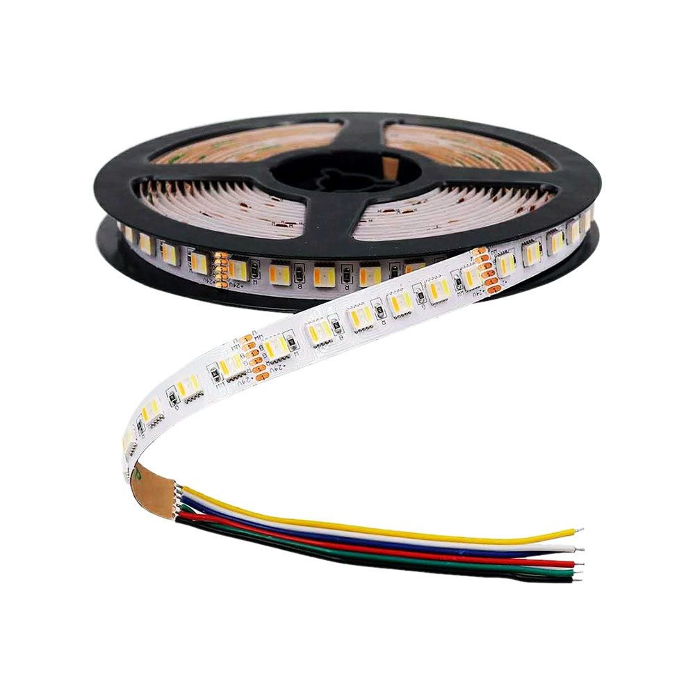 60 24w M Led Strip Lys Cct 3i1+rgb, Ip20, 24v Kulør : Rgb + Cct (varm Til Kold Hvid) fra V-tac