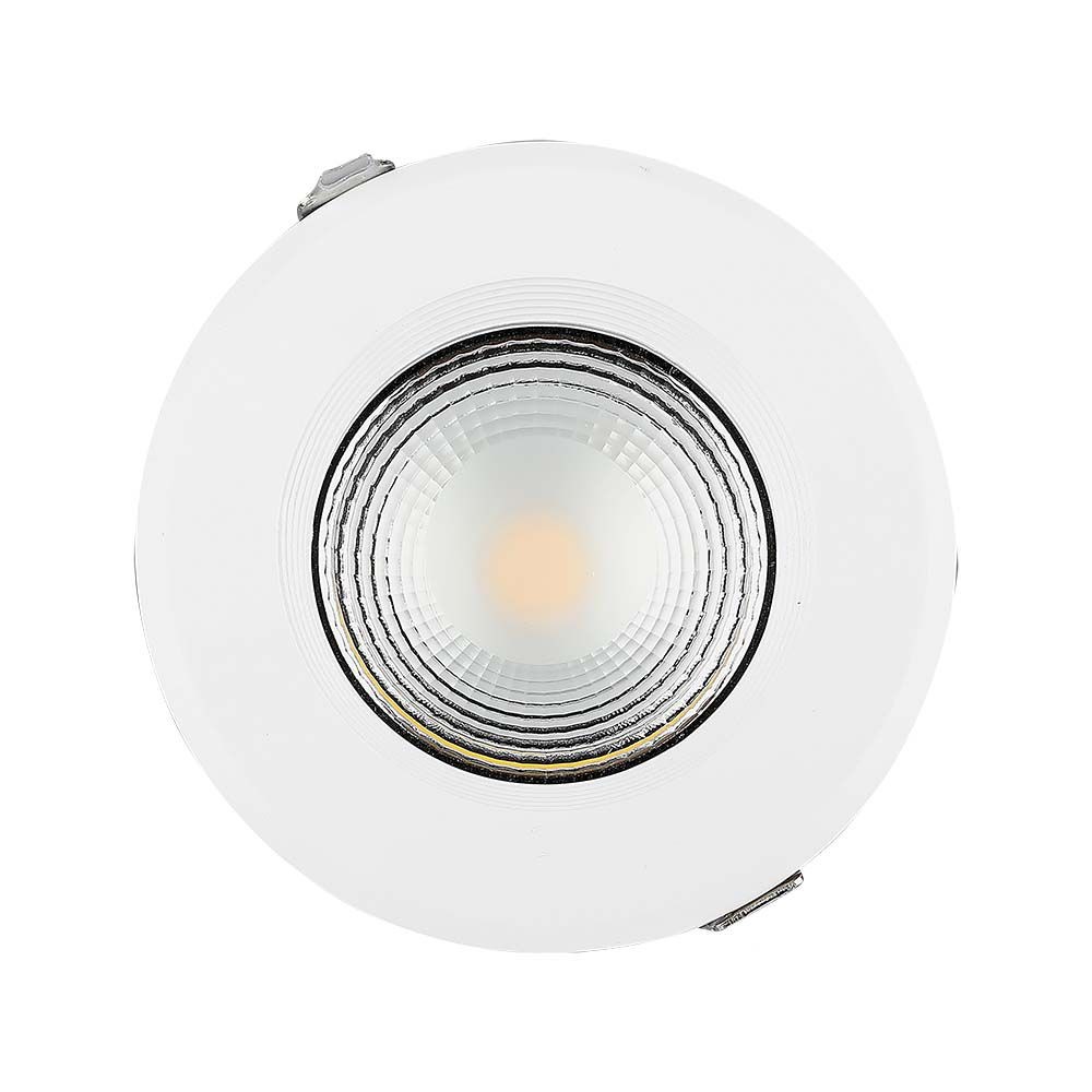 30w Led Reflektor Cob Indbygningslys, 6500k, Høj Lumen Kulør : Kold fra V-tac
