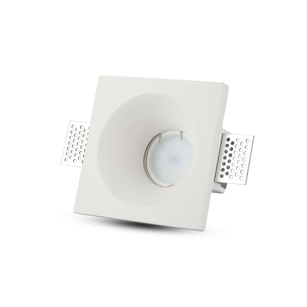 Gu10 Lampe Kvadratisk, Hvid fra V-tac