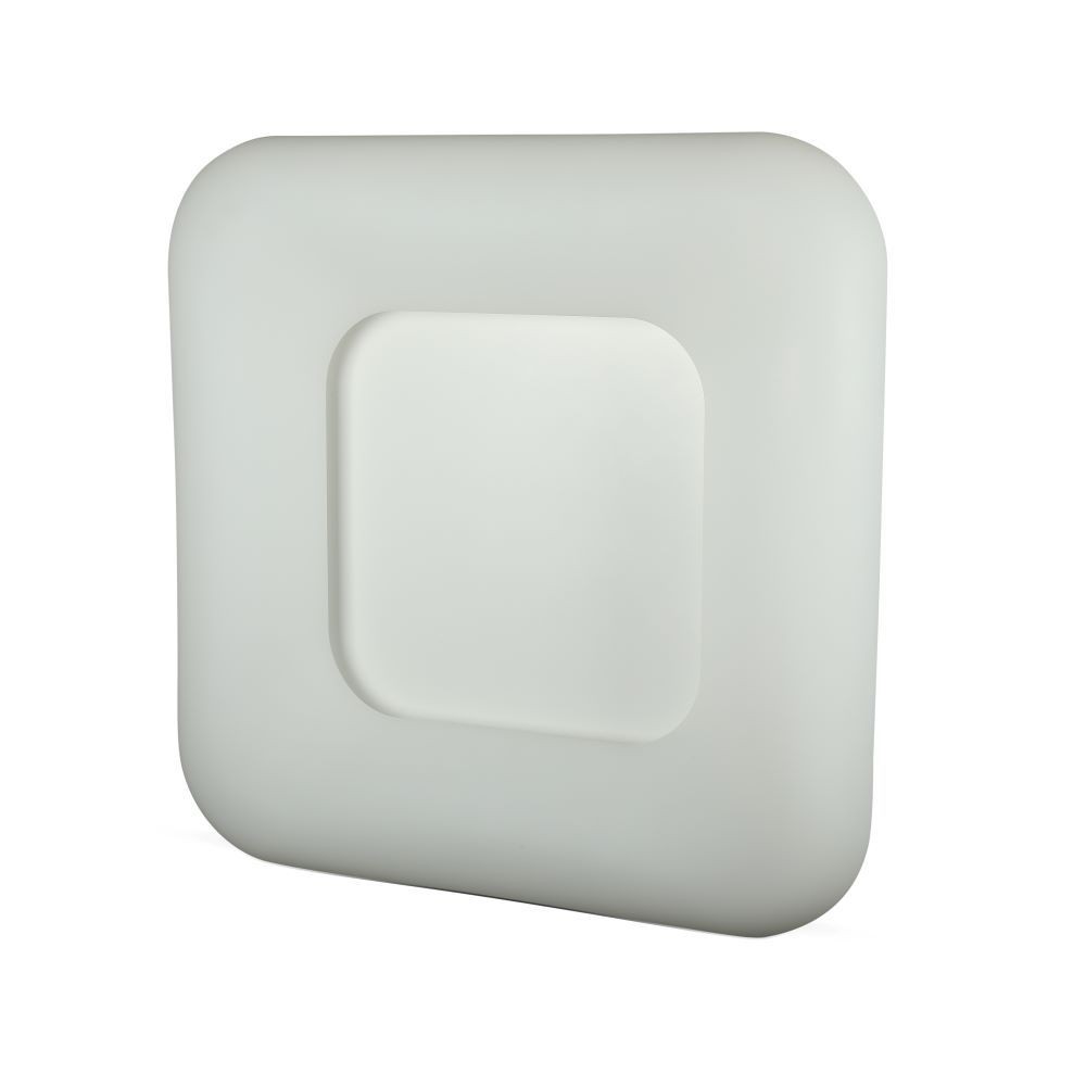 40w Led Overfladependel Kvadratisk, Designer, Farveskiftende, ø460x460x95, Dæmpbar, Hvid Dæmpbar : Via Fjernbetjening, Kulør : 3 I 1 fra V-tac