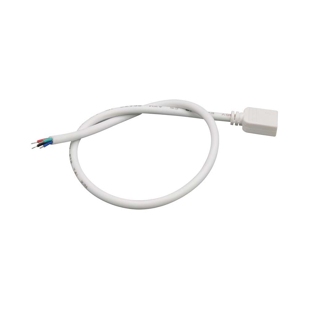 4 Leder Pvc Ledning   (0,5 Meter Stk, 0,5 Mm²) fra V-tac