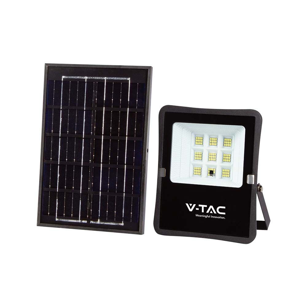 50w Led Solar Projektør   6400k   Kulør : Kold fra V-tac