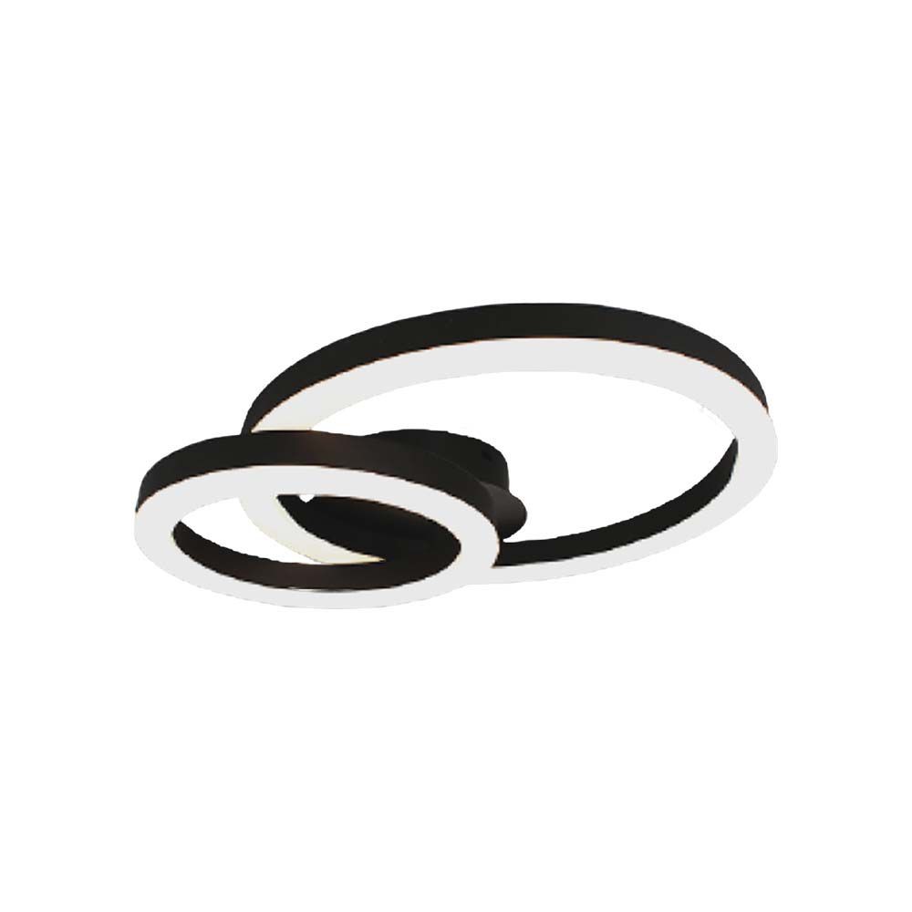 20w Led Designer Lys   To Rings, 3000k   Kulør : Varm fra V-tac