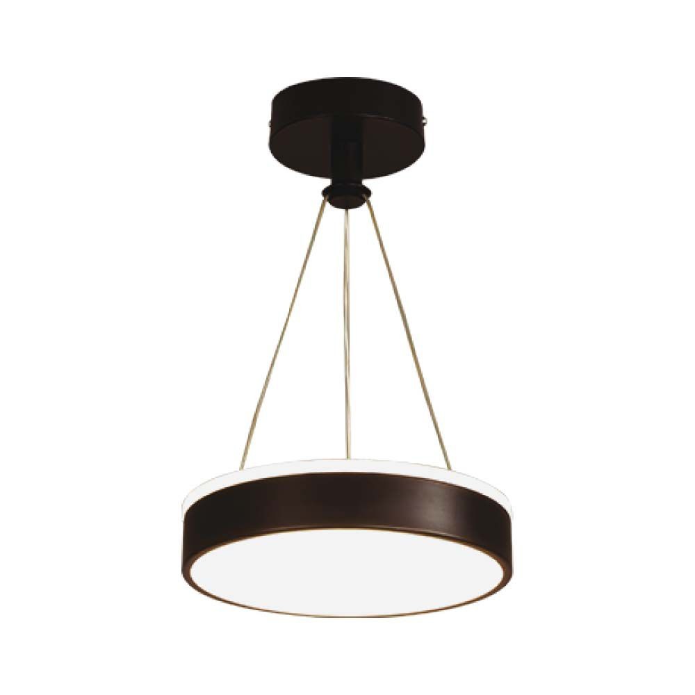 Led Designer Hængelampe 12w   4000k, Sort   Kulør : Neutral fra V-tac