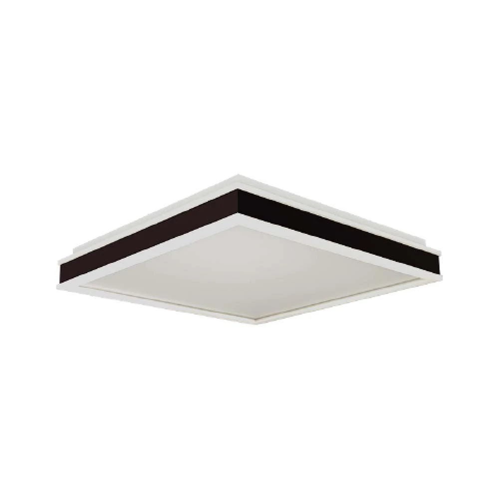 18w Led Designer Lampe   4000k, Sort, Firkantet   Kulør : Neutral fra V-tac