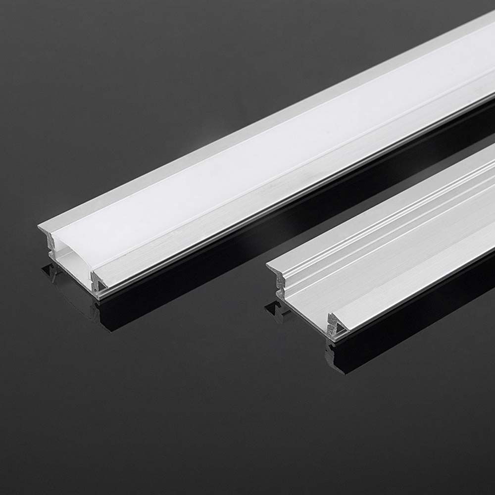 Monteringssæt Med Diffuser Led Strip, 2000x24,7x7mm fra V-tac