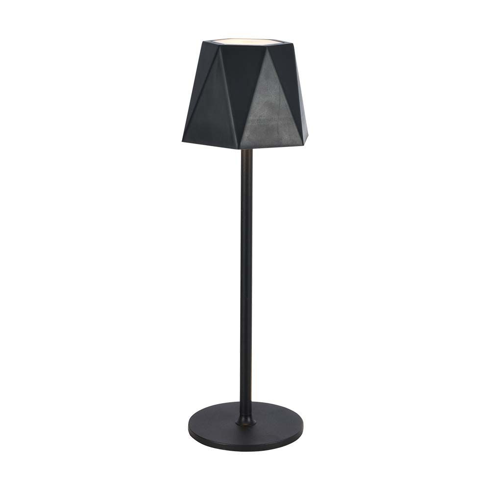 4w Led Bordlampe   3i1, Sort   Dæmpbar : Dæmper Indbygget, Kulør : 3 I 1 fra V-tac