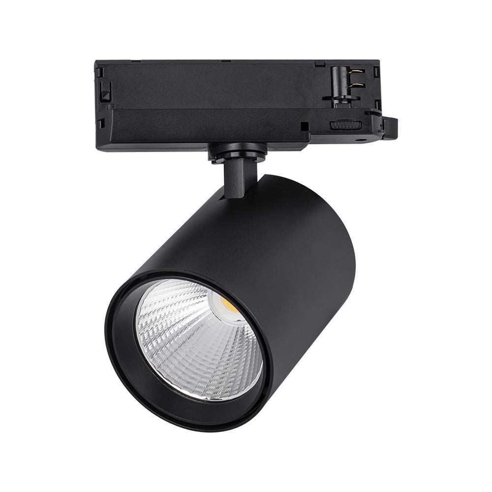 35w Skinnespot   Led, Aluminium, 4000k, Sort Hus   Kulør : Neutral fra V-tac