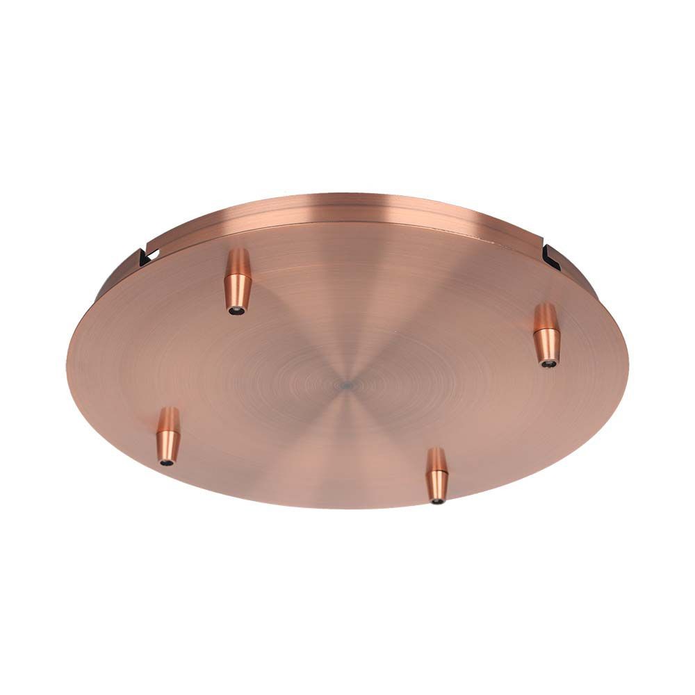 Kobber Roset Til 4 Lamper ø300mm fra V-tac
