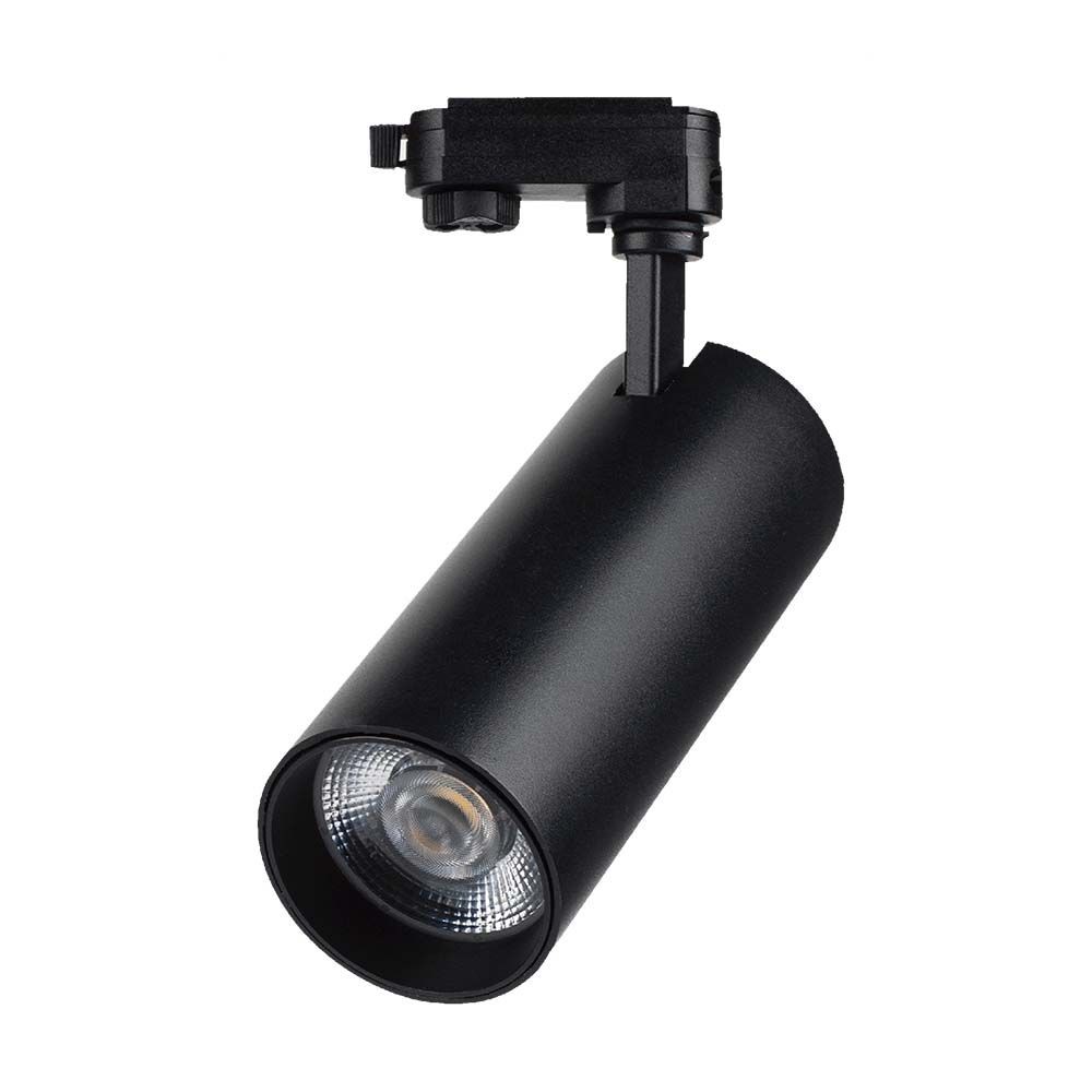 Cob Led Skinnespot 40w 3in1 Sort Hus, Sort Reflektor, Sort Bagdæksel Kulør : 3 I 1 fra V-tac