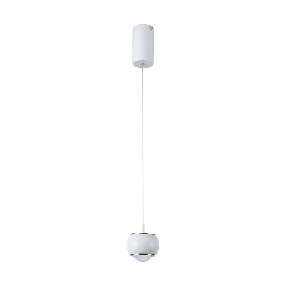 9w Hængelampe Led, 10x10x100cm, 3000k, Hvid, Hus Kulør : Varm fra V-tac