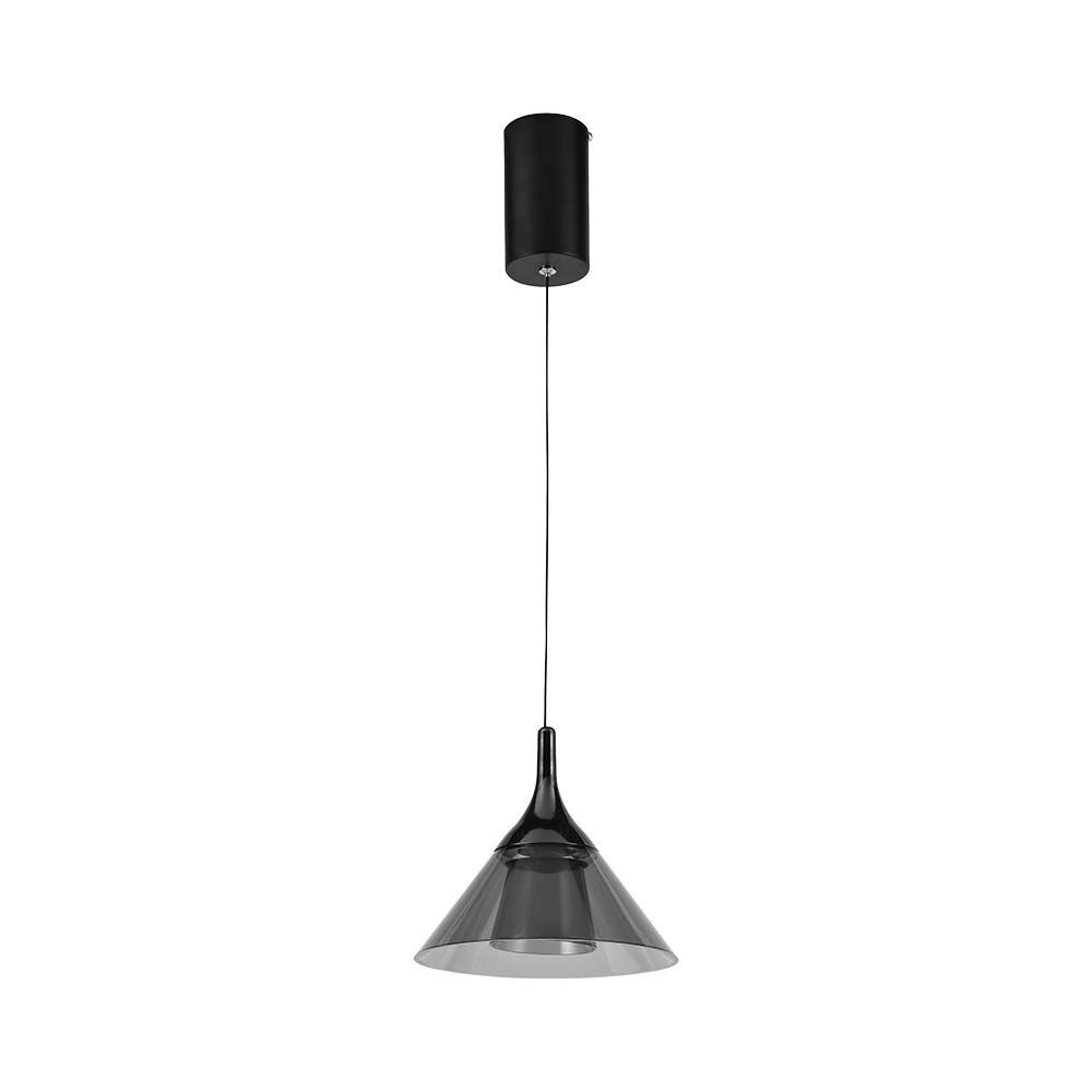 Vt 810 Led Hængelampe 9w   19.5x17.5x100cm, 4000k, Sort   Kulør : Neutral fra V-tac