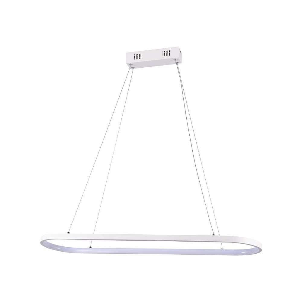 24w Hængelampe Led, 80x20x100cm, 3000k, Hvid, Hus Kulør : Varm fra V-tac