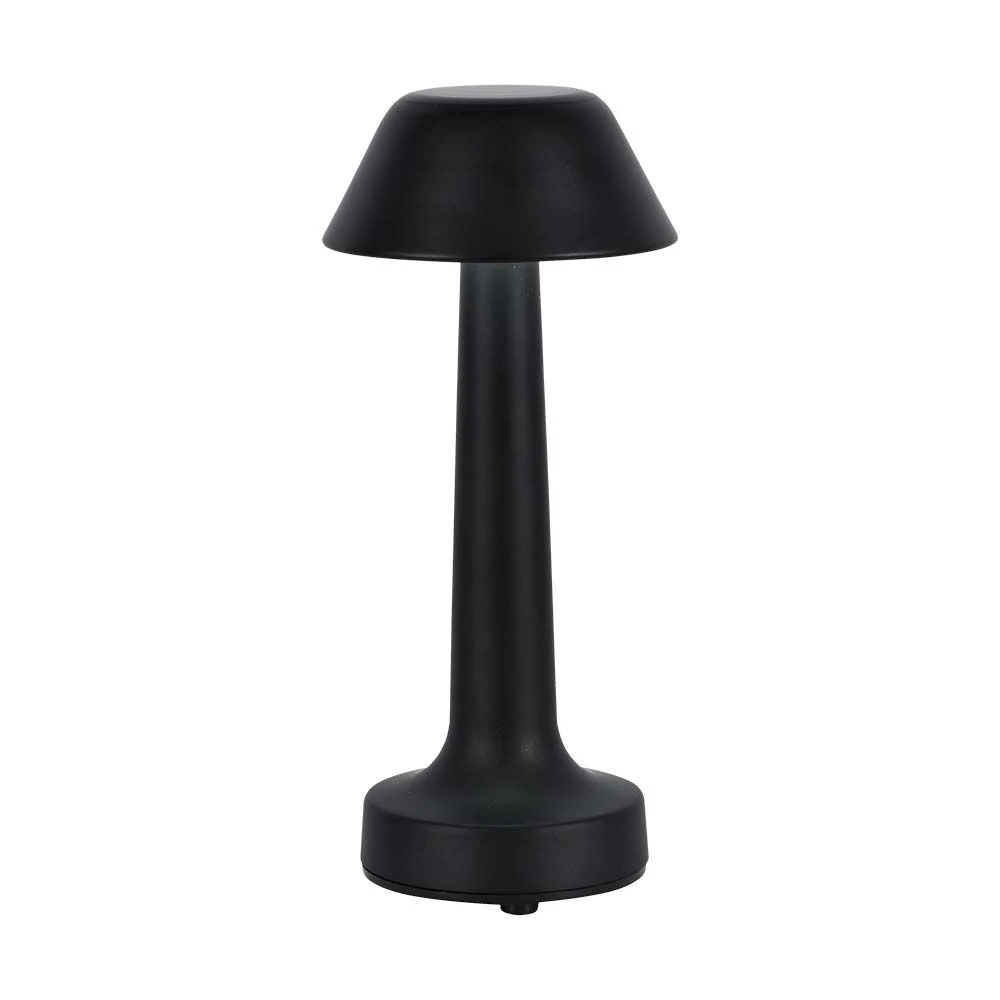 1w Led Bordlampe   D95x225, 3i1, Sort Hus   Kulør : 3 I 1 fra V-tac
