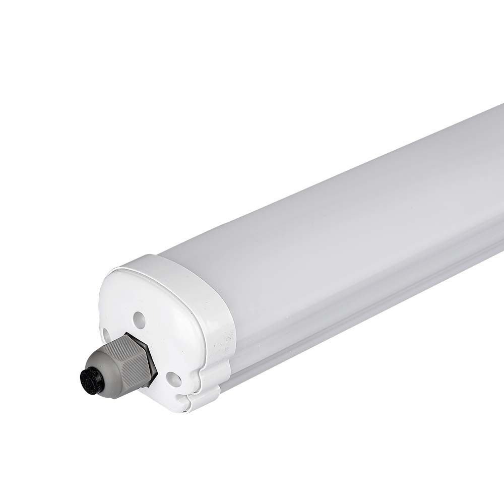150cm 48w Vandtæt Komplet Led Armatur, Gennemfortrådet 6240lm, 130lm W, Ip65, 6 års Garanti Kulør : Neutral fra V-tac