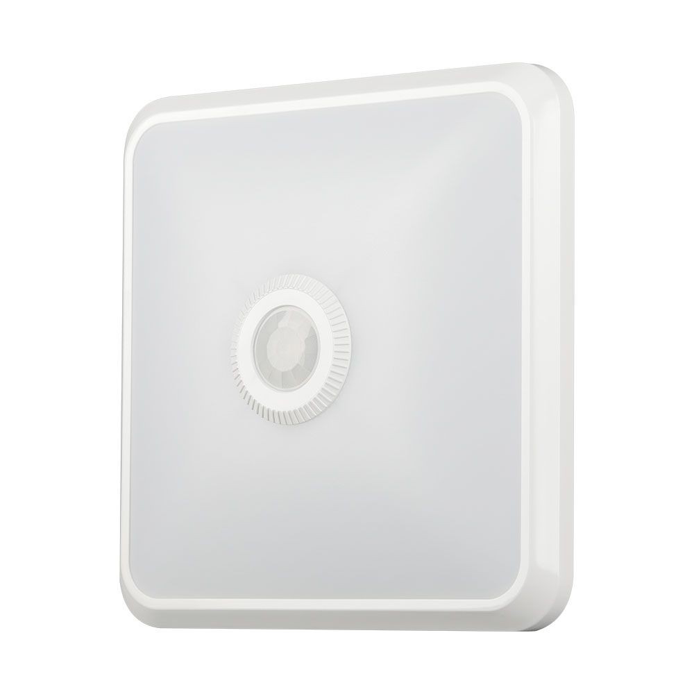 12w Led Dome Lys Med Pir Sensor, Samsung Chip, 3i1, Firekantet, Hvidt Hus Kulør : 3 I 1 fra V-tac