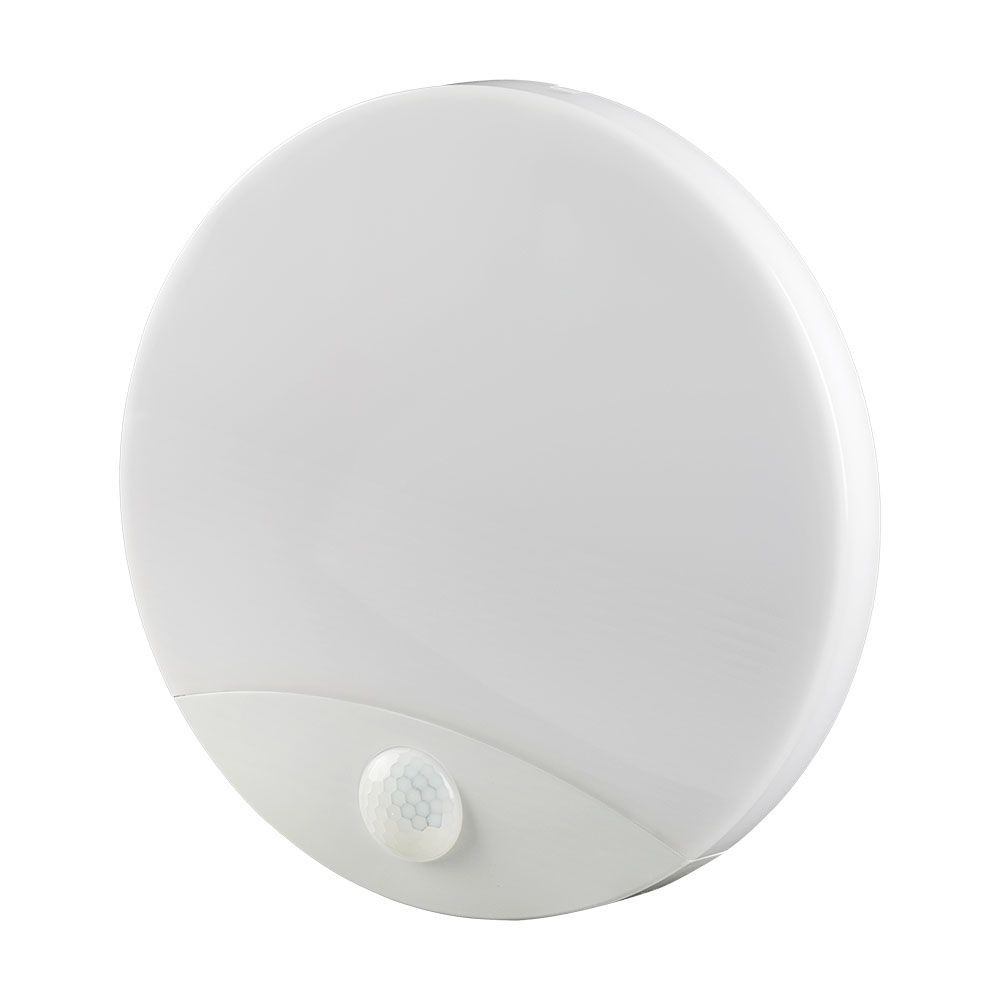 Samsung Chip 15w Led Væglys   Pir Sensor, 3i1, Rund, Hvid Hus   Kulør : 3 I 1 fra V-tac