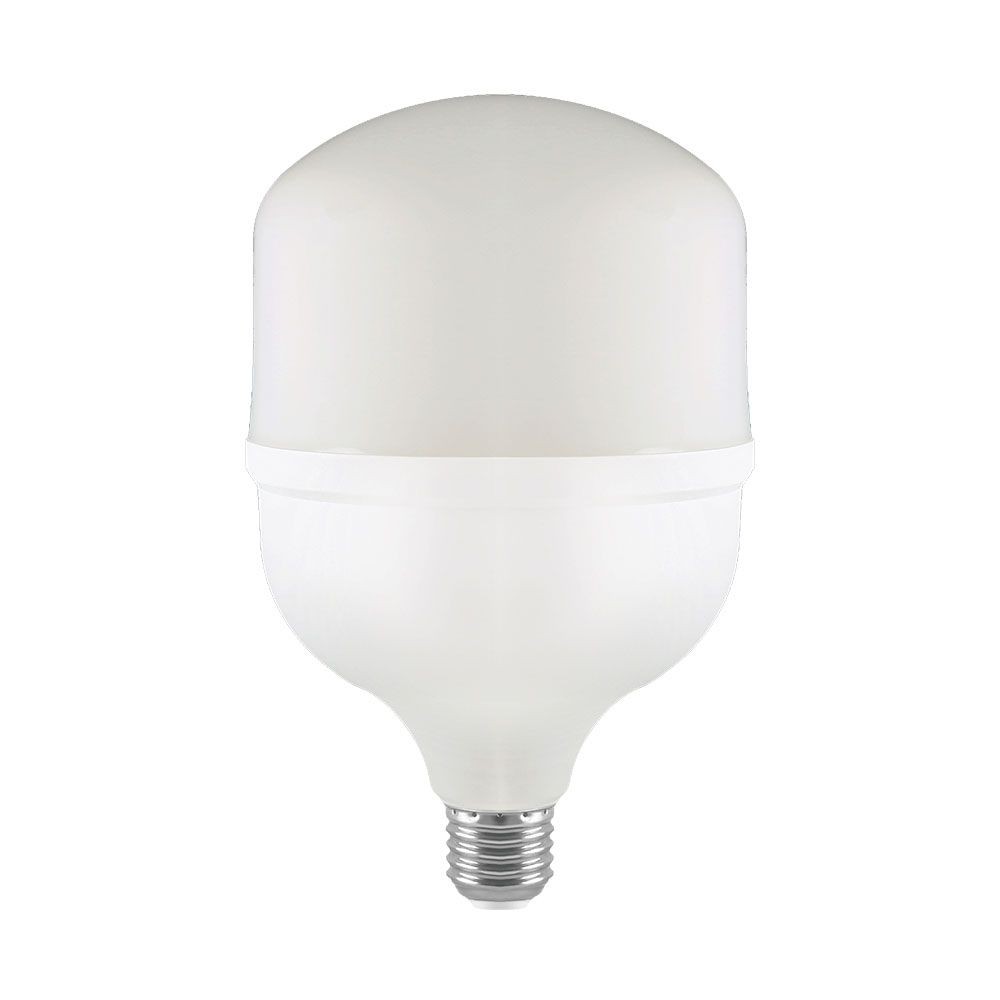 T160 Led Pære 60w E27   Plastik, 6500k, Med E40 Ring   Kulør : Kold fra V-tac