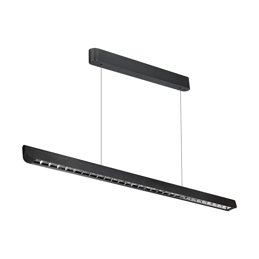36w Led Lineær Hængelampe   Samsung Linse, Type 3i1, Sort   Kulør : 3 I 1 fra V-tac