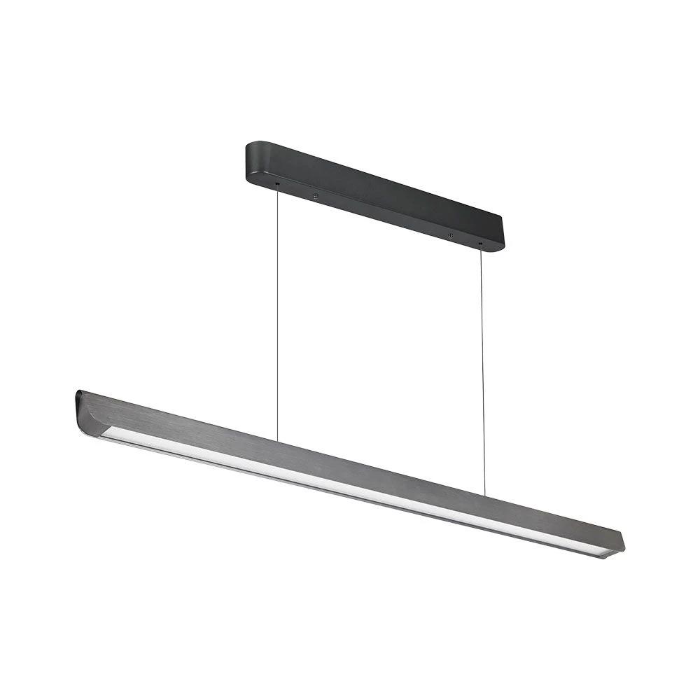 36w Led Lineært Hængependel Lys   Samsung Diff. Pladetype 3i1 Mat Grå   Kulør : 3 I 1 fra V-tac