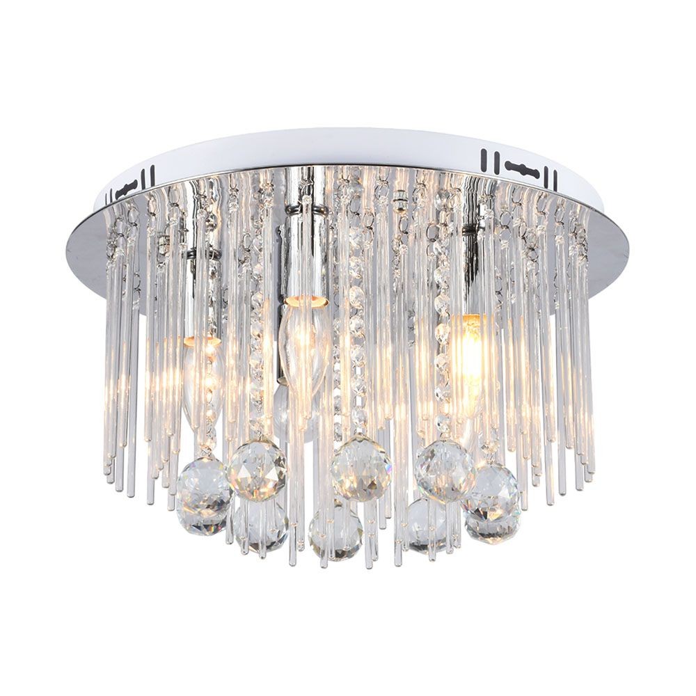 Led Designer Loftlampe Krystal Lampe, Klar, Hylster E14 fra V-tac