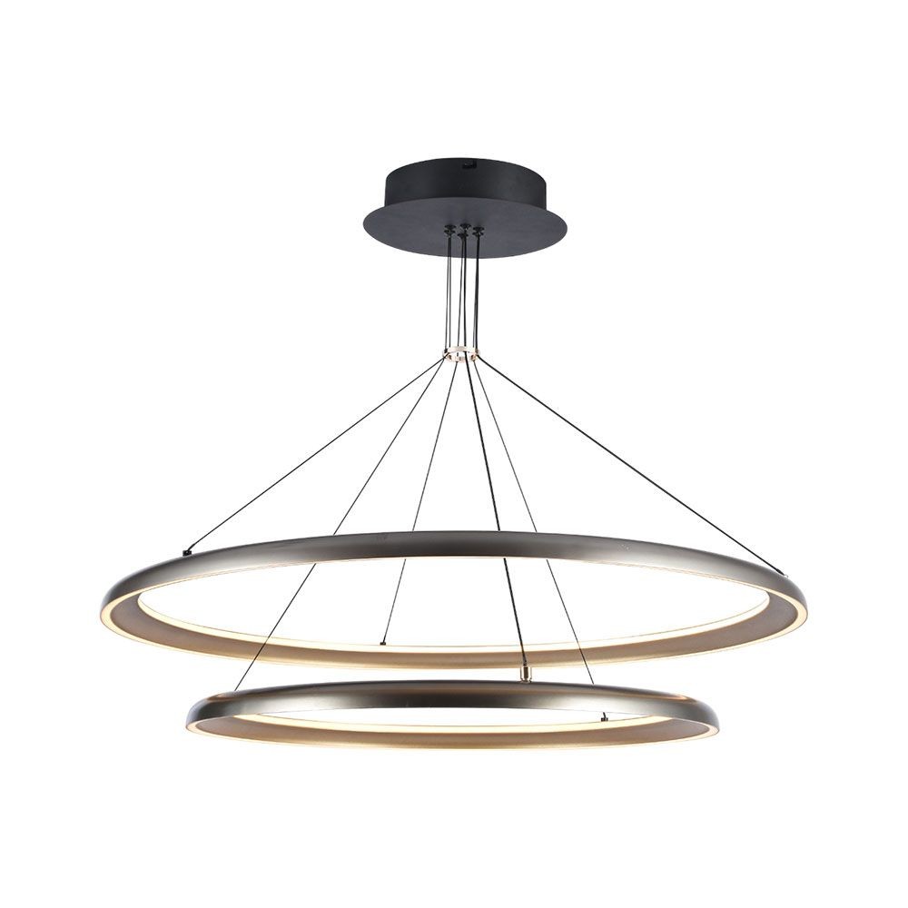 Led Designer Hængende Lampe 3000k, Champagne Grå, Hus Kulør : Varm fra V-tac