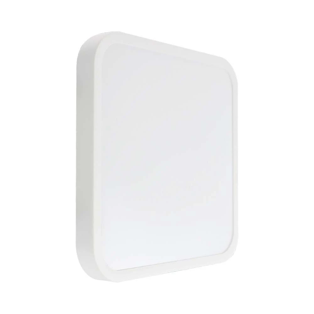 18w Led Dome Lys Sensor, Samsung Chip, 4000k, Firkantet, Hvid Ramme, Ip44 Kulør : Neutral fra V-tac